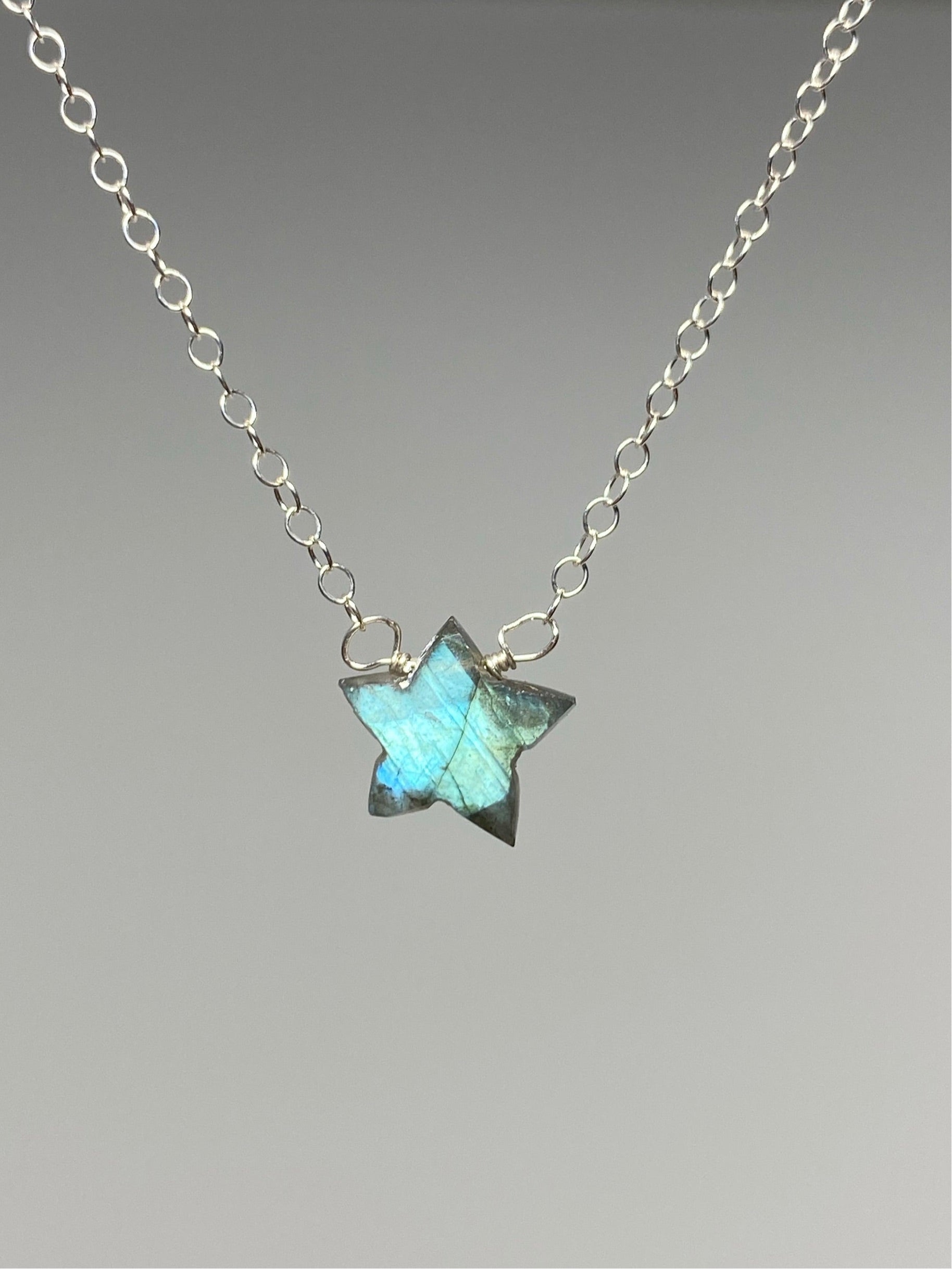 Labradorite Star Necklace