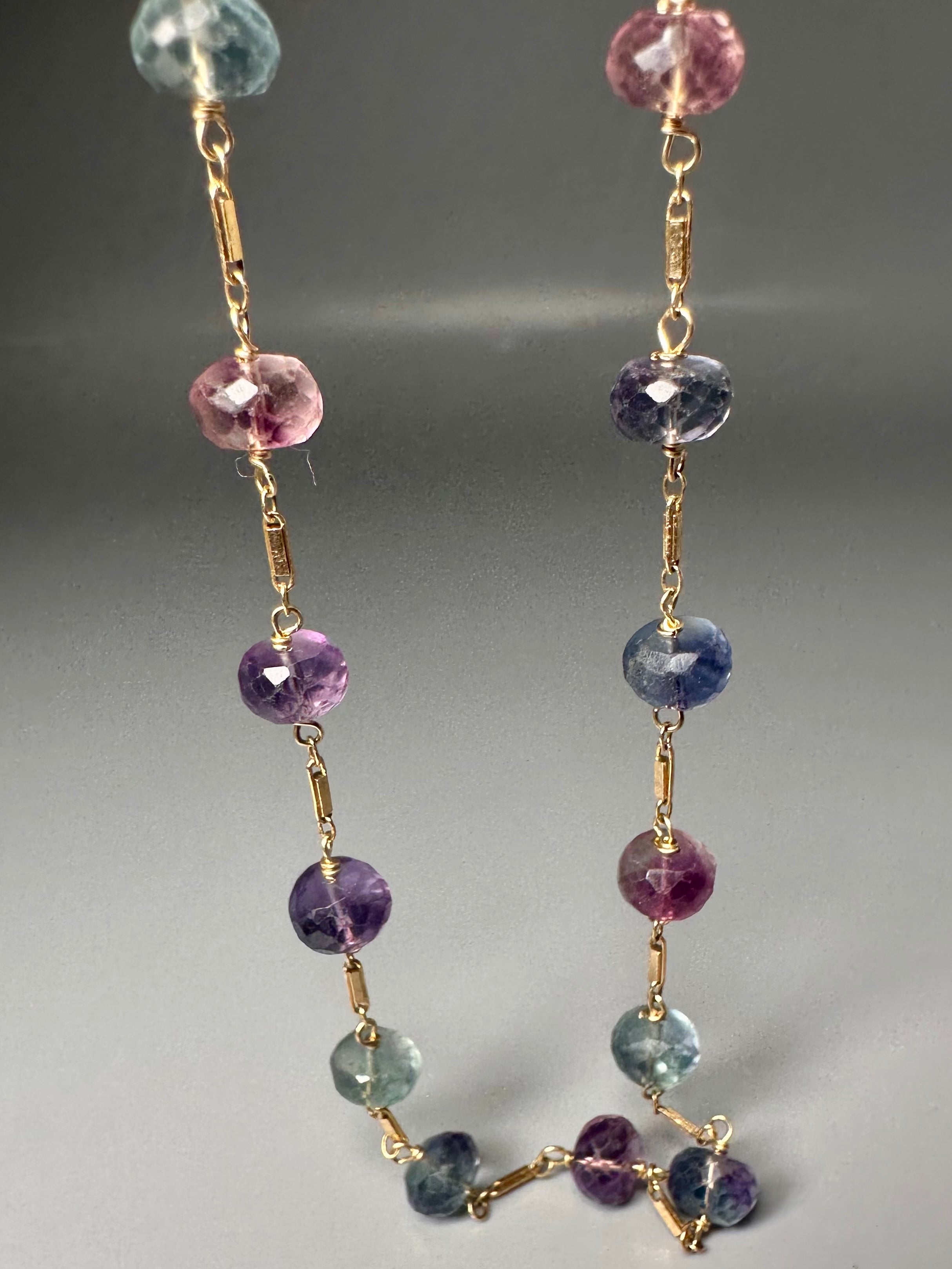 Flourite Layering Necklace