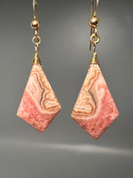 Pair of Rhodochrosite Earrings