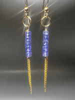 Tanzanite Tassel Earrings