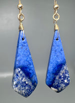 Dumortierite Drop Earrings