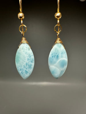 Larimar Drop Earrings