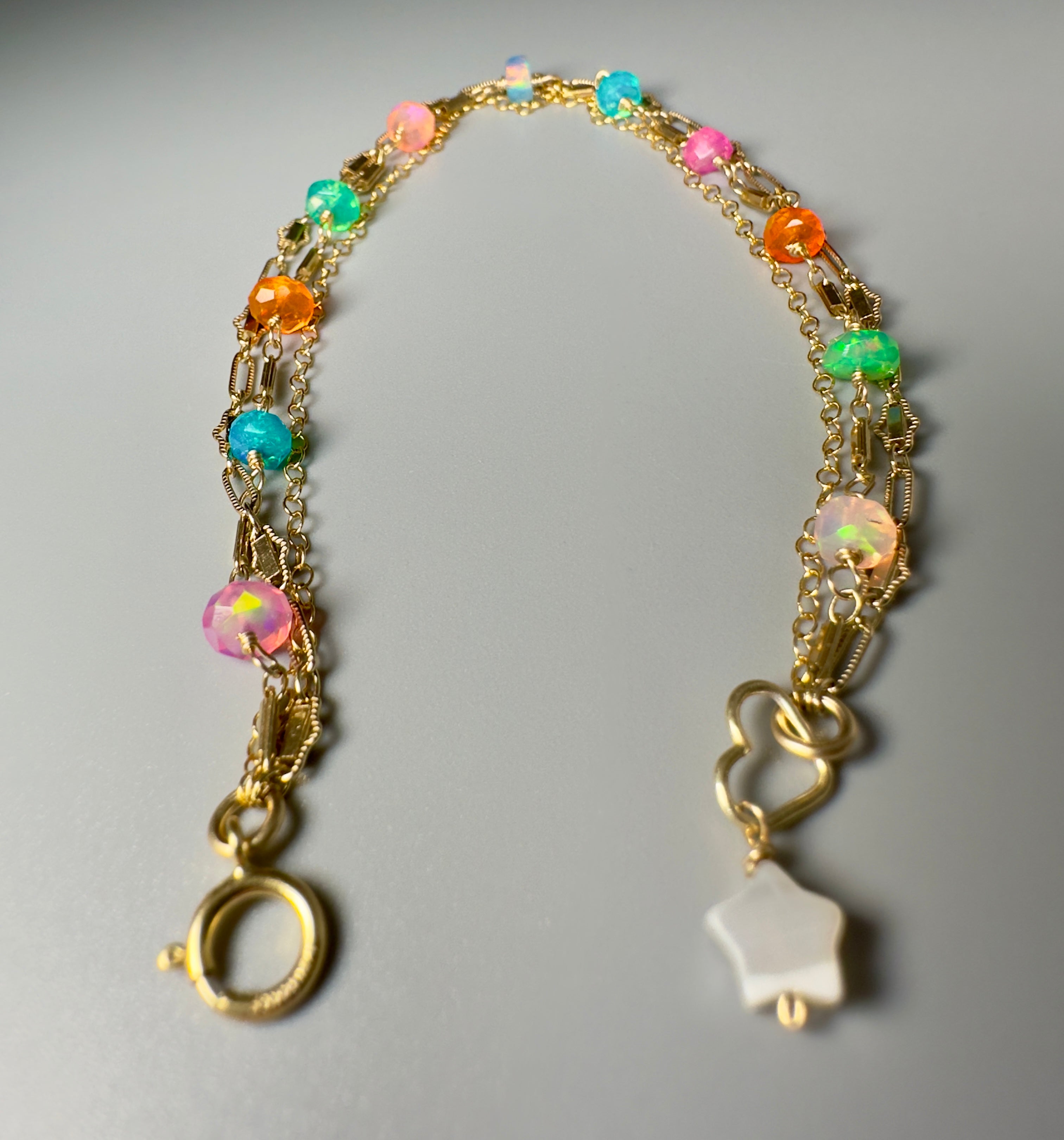 Ethiopian Opal Layering Bracelet