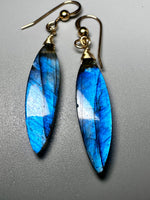 Blue Labradorite Drop Earrings