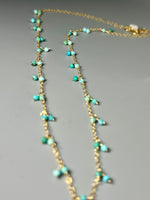 Turquoise Cascading Necklace