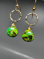 Turquoise Infinity Earrings