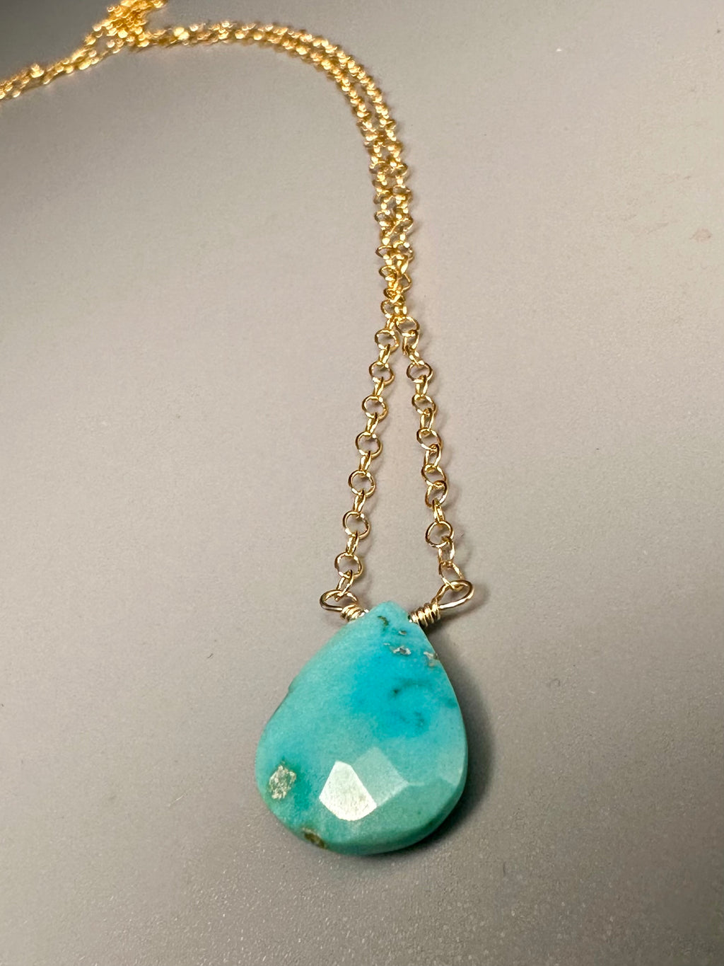 Arizona Turquoise Pendant Necklace