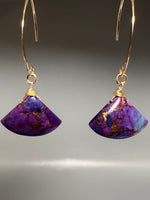 Purple Turquoise Earrings