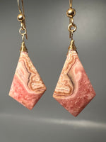 Pair of Rhodochrosite Earrings