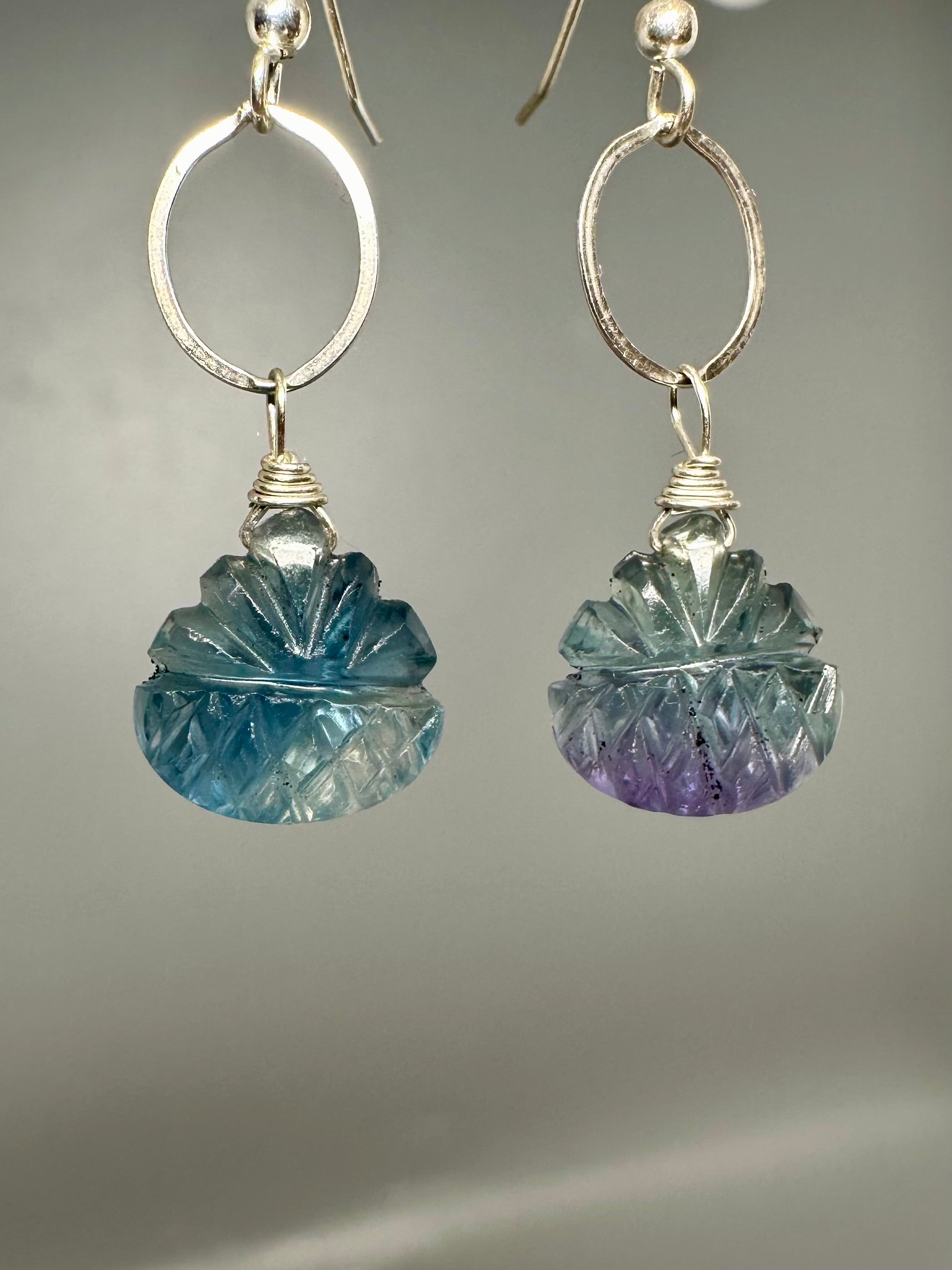 Pair of Flourite Earrings