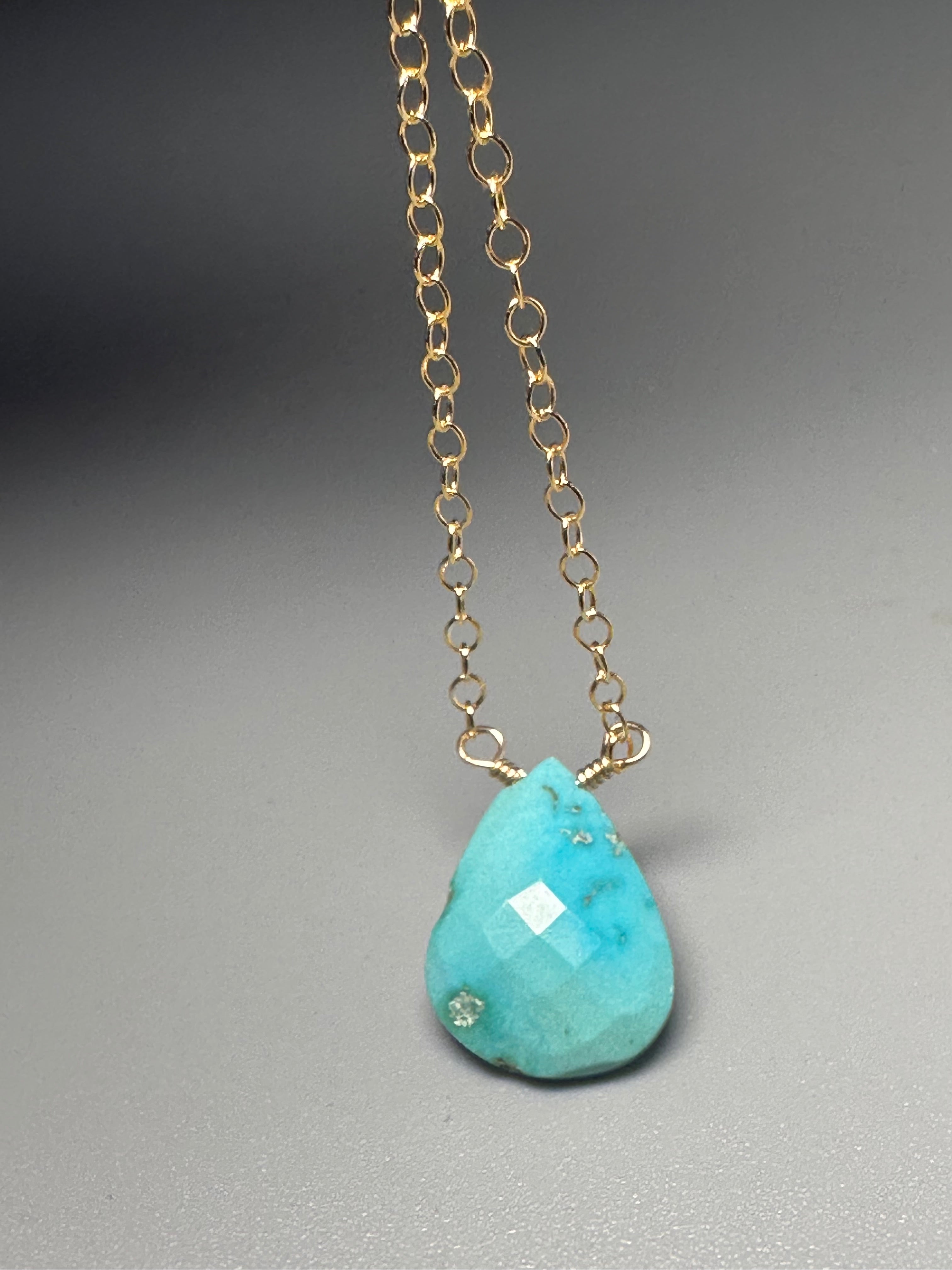 Arizona Turquoise Pendant Necklace