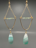 Chalcedony Chandelier Earrings