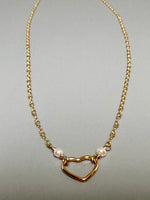 Heart Pearl Necklace