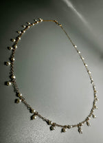 Freshwater Pearl Drop Chain Necklace