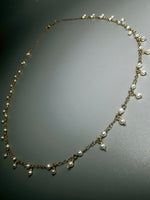 Freshwater Pearl Drop Chain Necklace