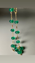 Green Onyx Rondelle Bracelet