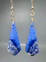 Dumortierite Drop Earrings
