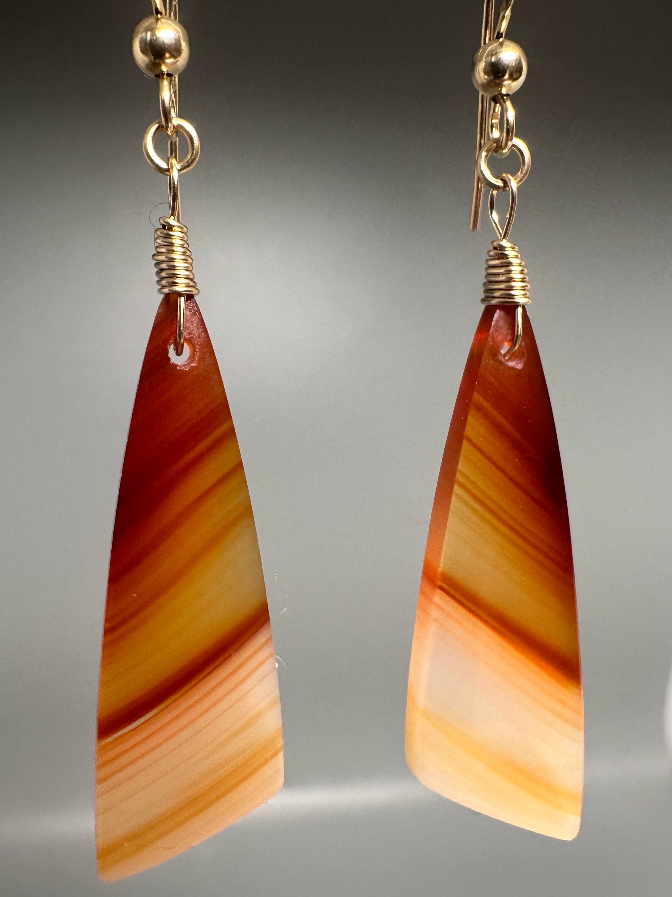 Pair of Carnelian Earrings