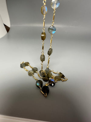 Labradorite Layering Necklace