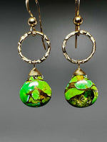 Turquoise Infinity Earrings