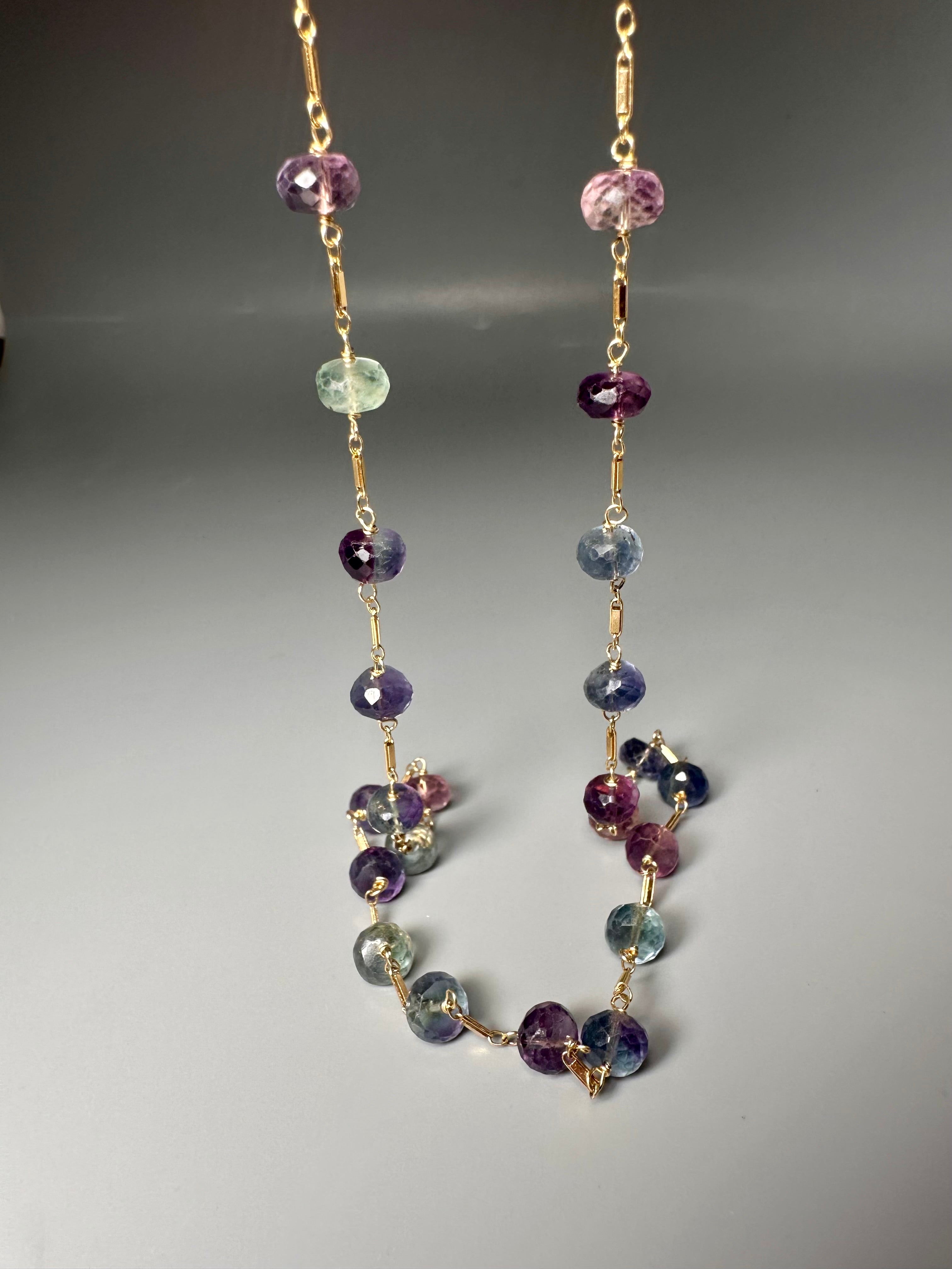 Flourite Layering Necklace
