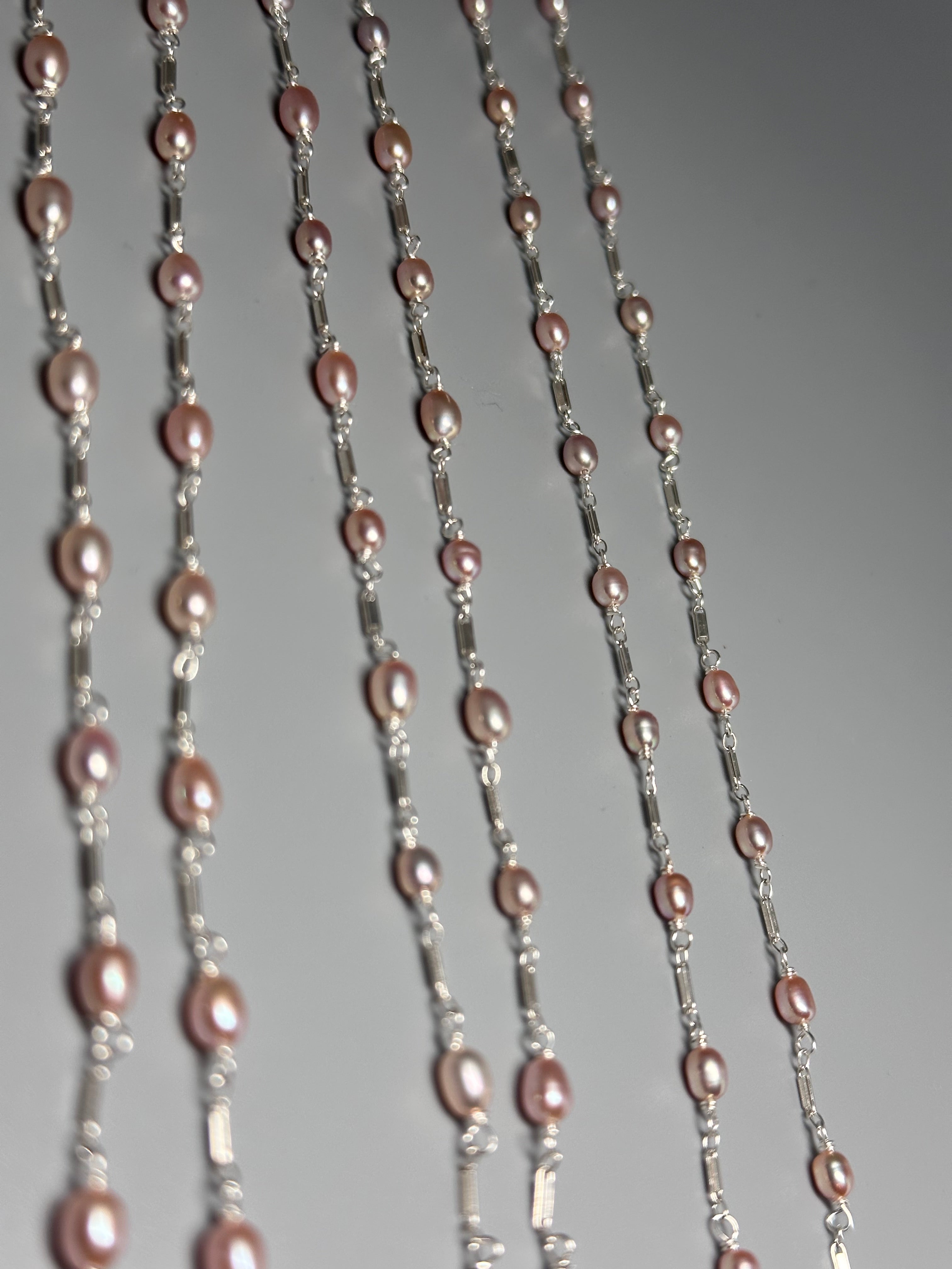 Pink Freshwater Pearl Layering Necklace