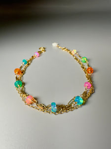 Ethiopian Opal Layering Bracelet