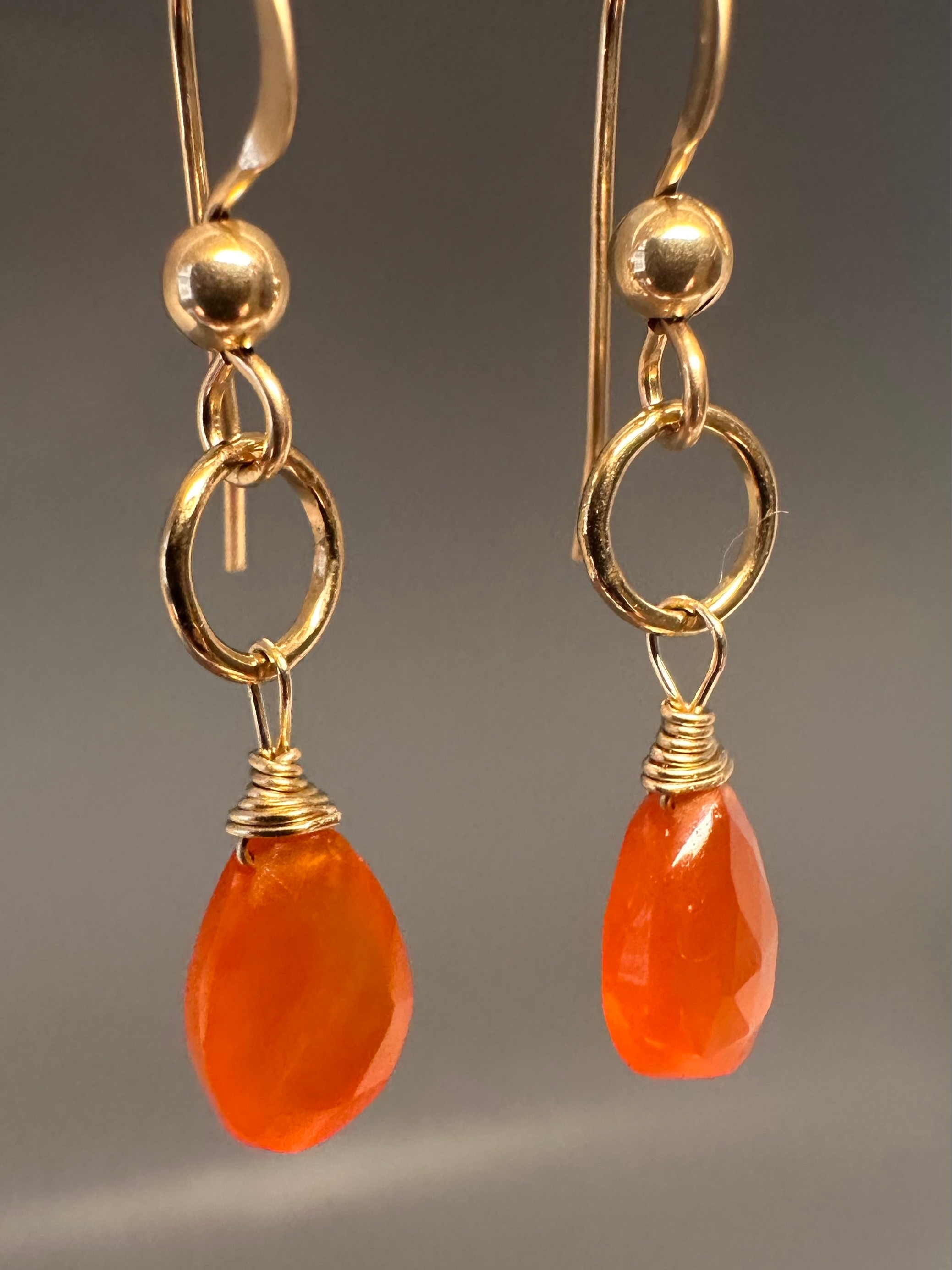 Pair of Carnelian Earrings