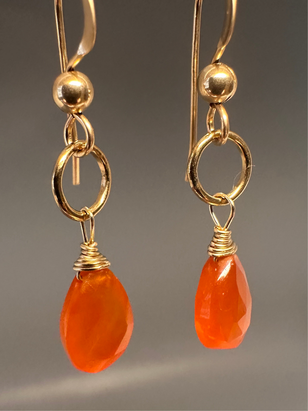 Pair of Carnelian Earrings