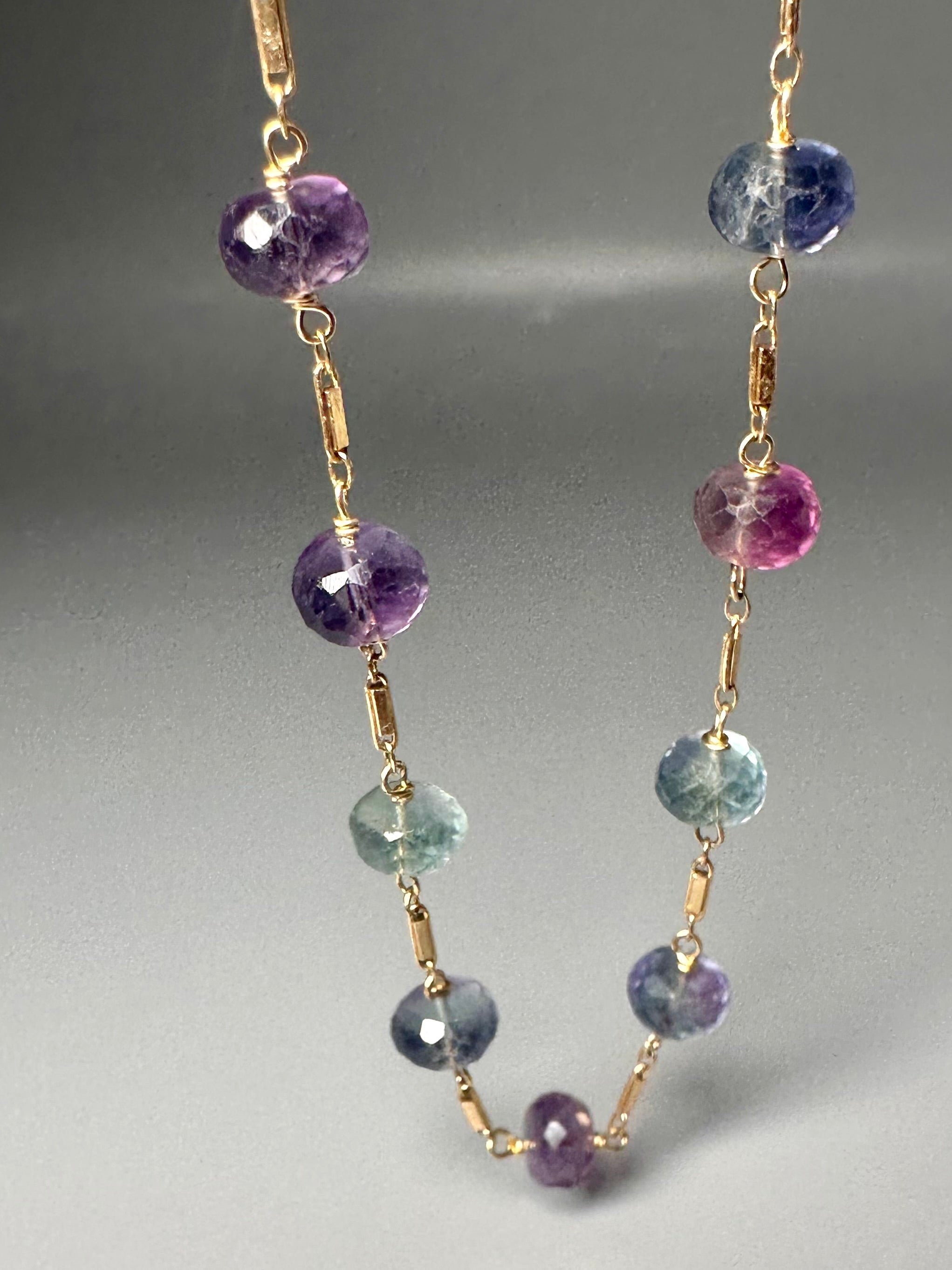 Flourite Layering Necklace