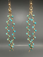 Turquoise Leila Double Earring