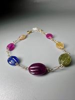 Multi Color Sapphire Bracelet