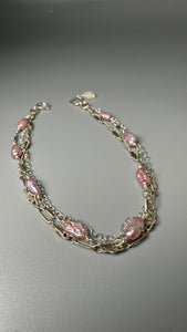 Pink Pearl Layering Bracelet