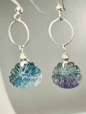 Pair of Flourite Earrings