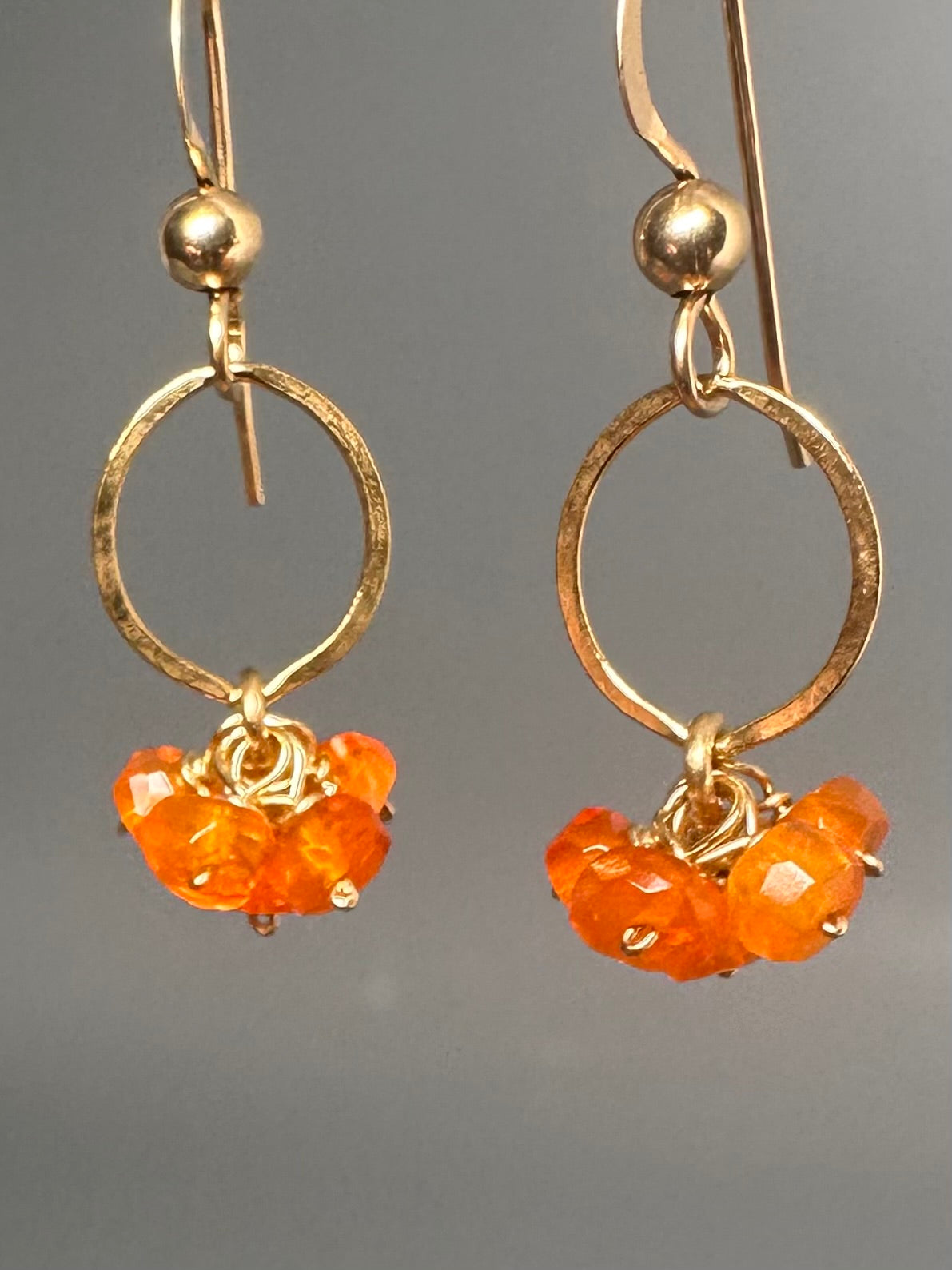 Ethiopian Opal Cluster Earrings