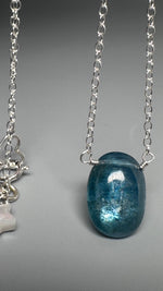 Ocean Blue Apatite Pendant Necklace