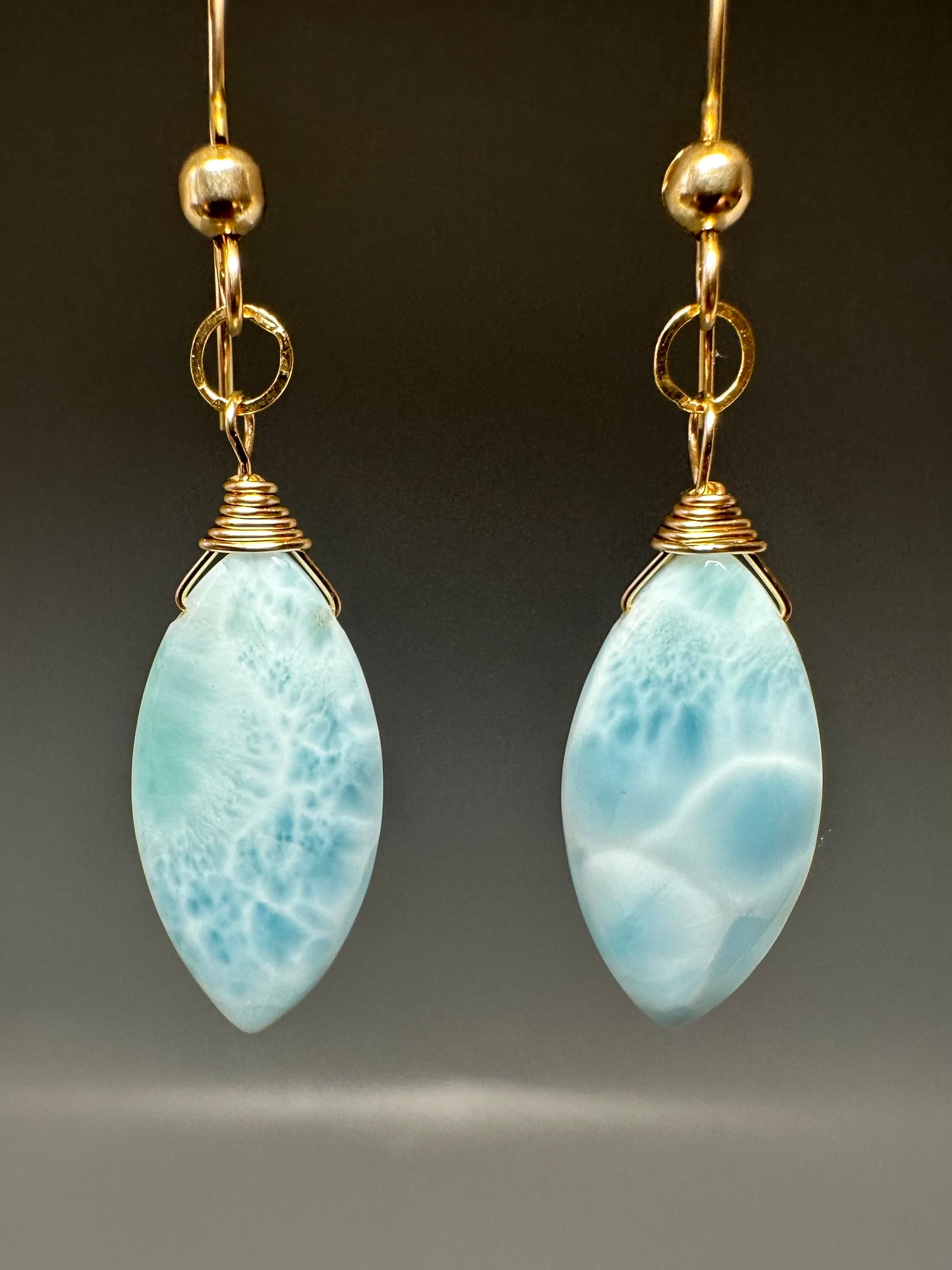 Larimar Drop Earrings