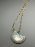 Freshwater Pearl Moon Necklace