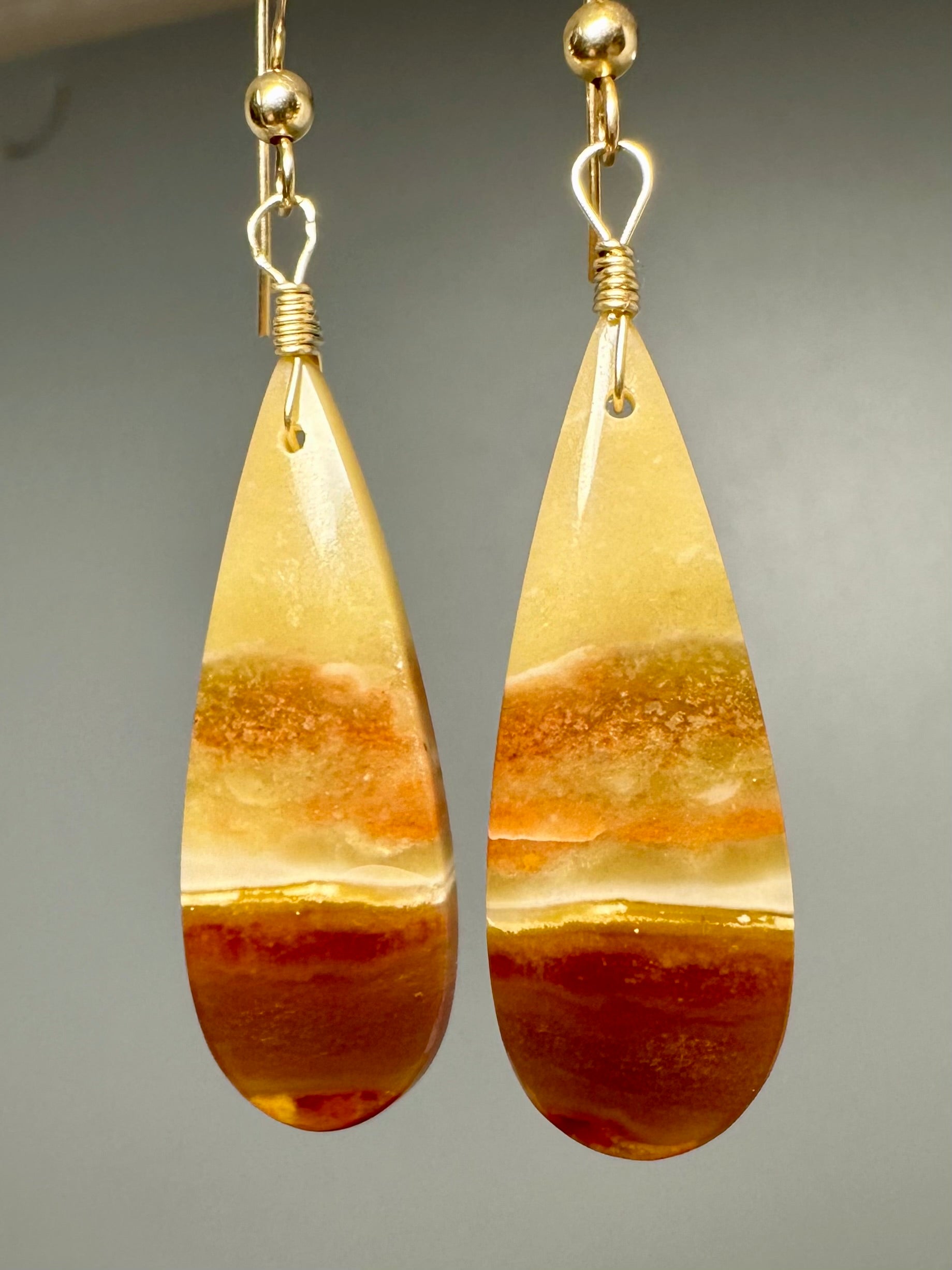 Pair of Jasper Earrings