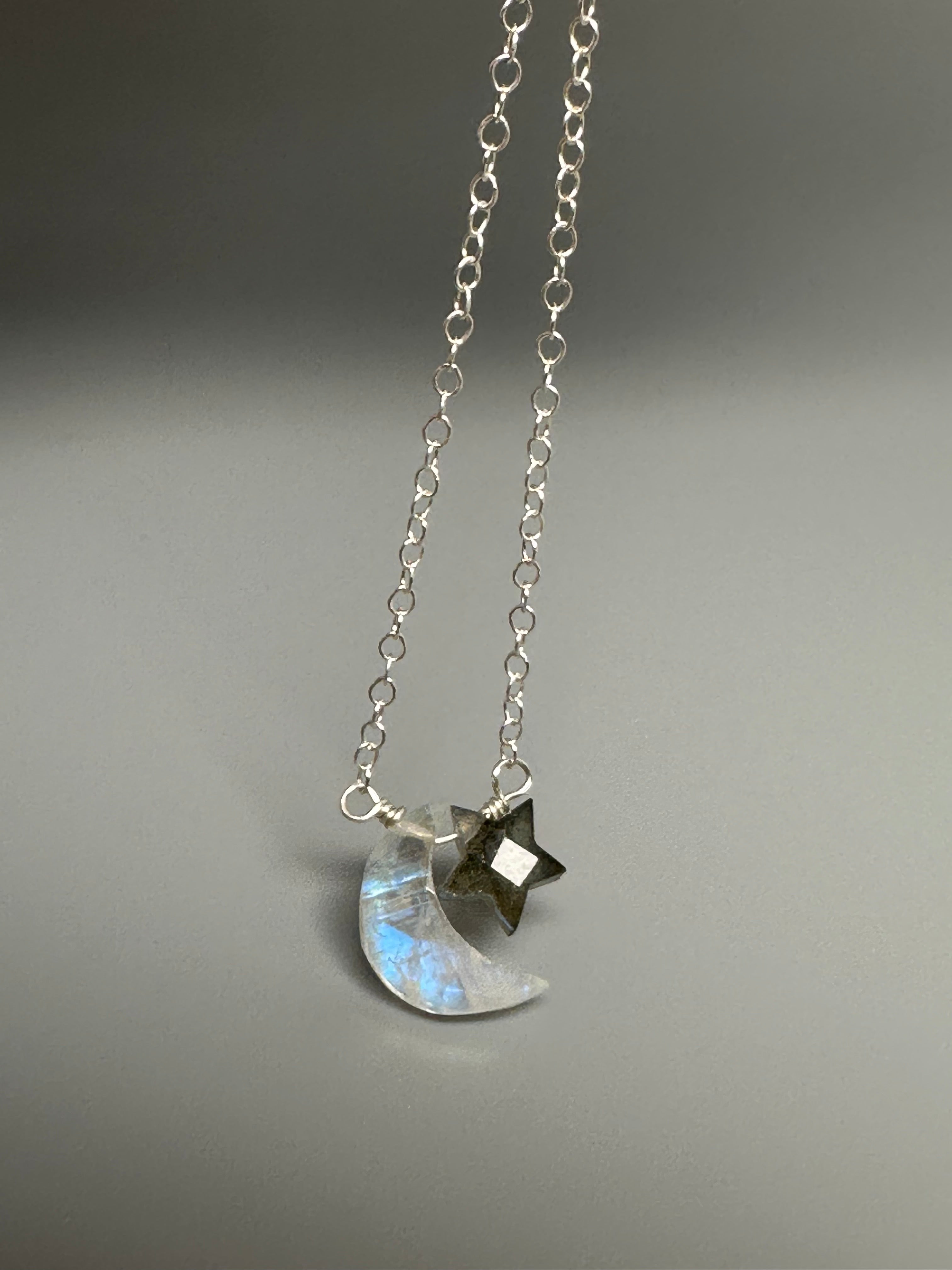 Star and Moon Necklace