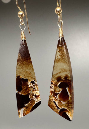 Pair of Amber Earrings