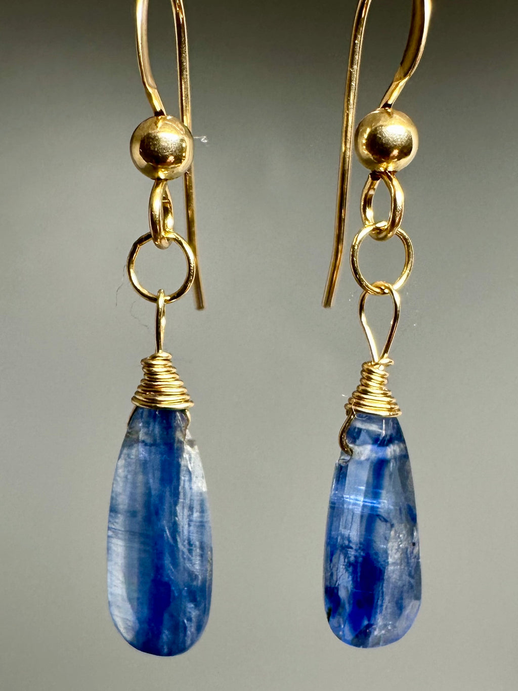 Blue Kyanite Earrings