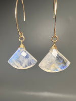 Moonstone Fan Earrings