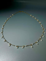 Freshwater Pearl Drop Chain Necklace