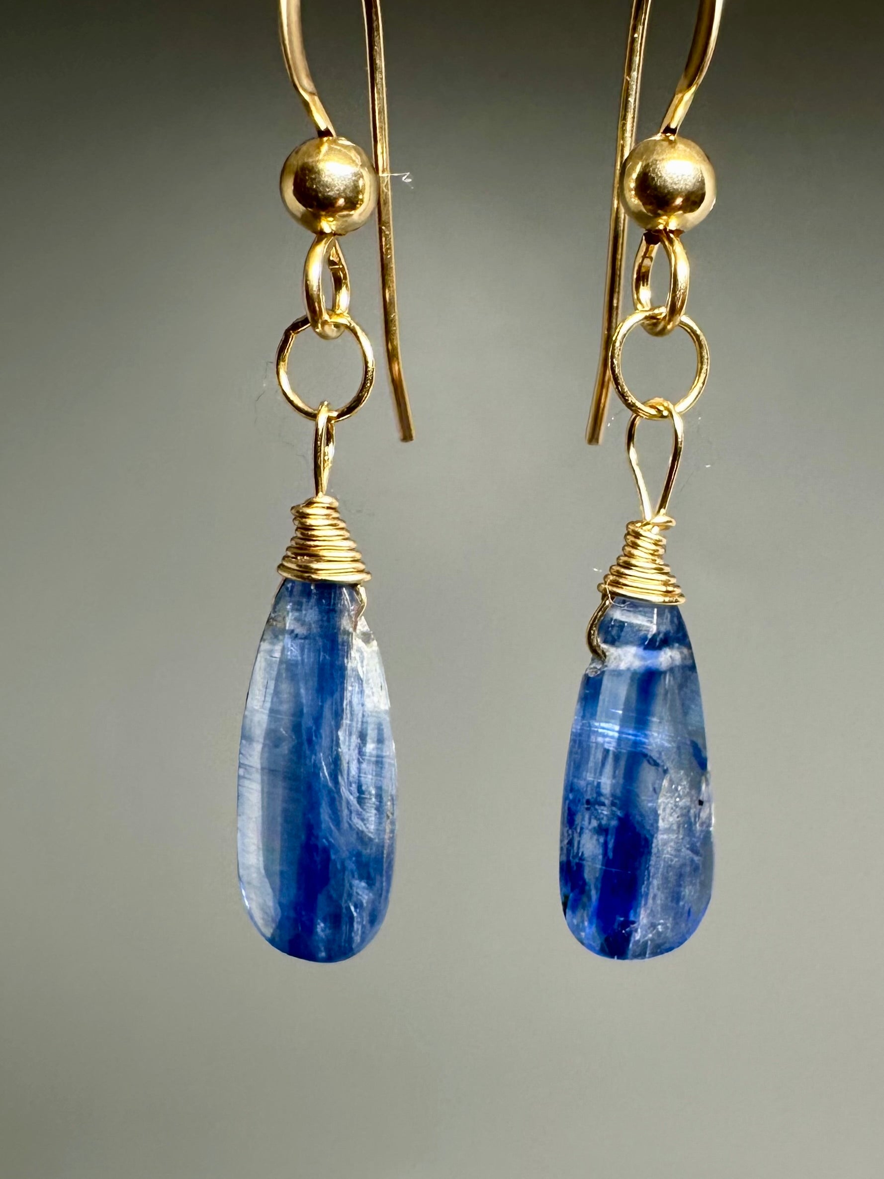 Blue Kyanite Earrings