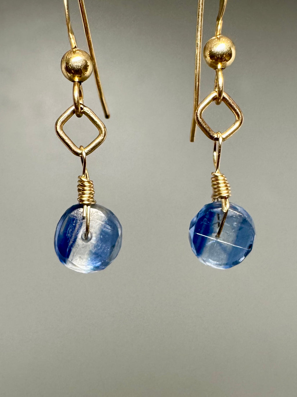 Pair of Kyanite Drop Earrings