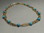 Blue Turquoise Layering Bracelet