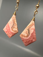 Pair of Rhodochrosite Earrings