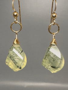 Pair of Prehnite Earrings