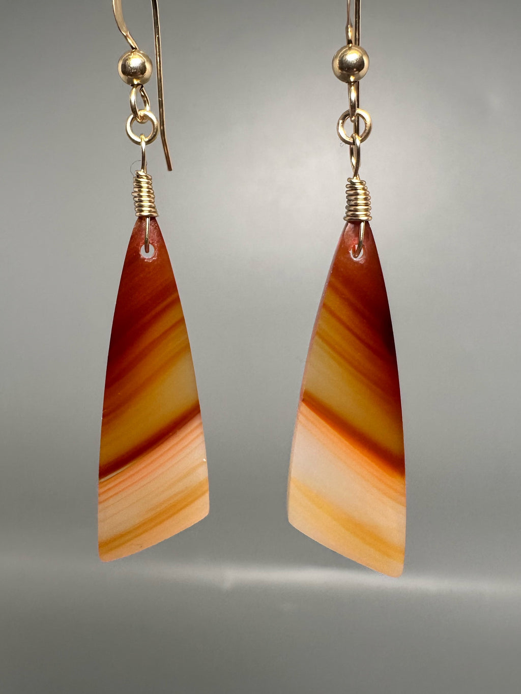 Pair of Carnelian Earrings